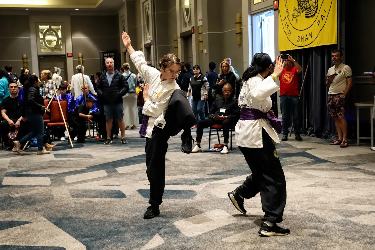 U.S. Kuo Shu Academy students training together