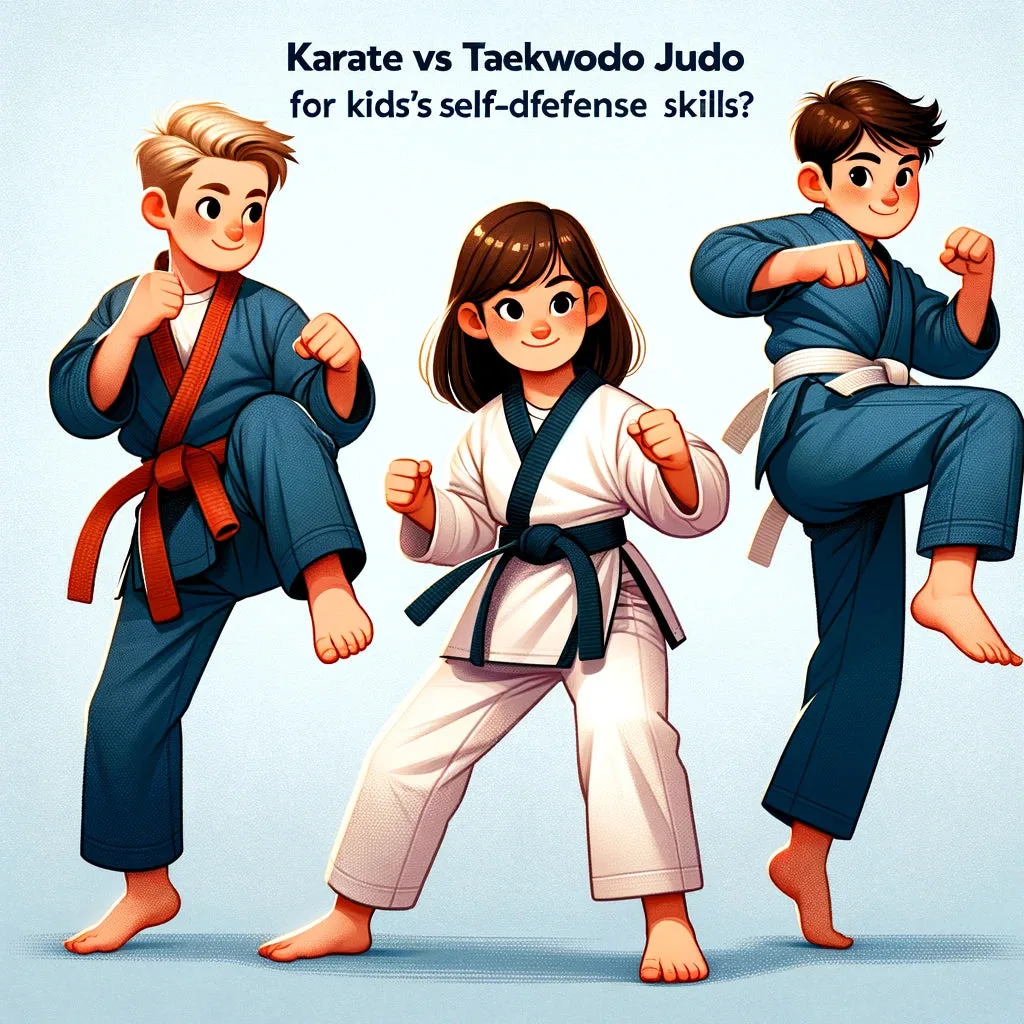 Karate vs Taekwondo vs Judo: Which is Best for Kids&#39; Self-Defense Skills